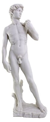 #ad Top Collection Large 19.75 Inch Tall Michelangelo#x27;s David Statue Sculpture. P... $258.88