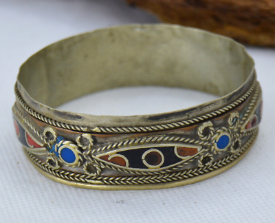 #ad Rare Extremely Ancient Bracelet Antique With Stones Authentic Artifact Rare Type $58.00