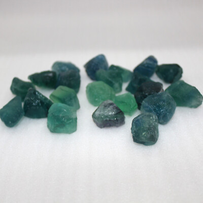 #ad 100g Natural Green Fluorite Raw Gemstone Quartz Mineral Specimen Original Stones $7.95