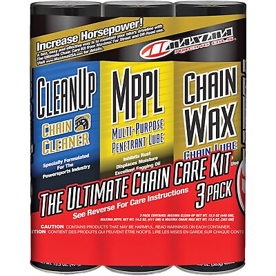 #ad Maxima Ultimate Chain Wax Care Kit 3 Pack 70 749203 $35.10