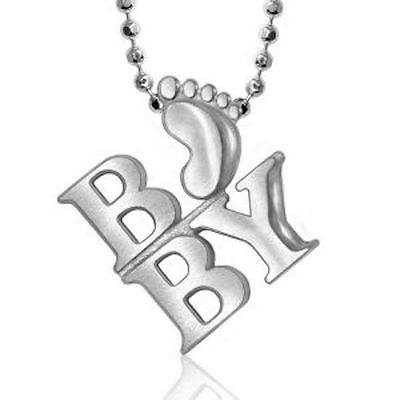 #ad Alex Woo Necklace Activist Baby Made in New York Sterling Silver New $158 $98.00