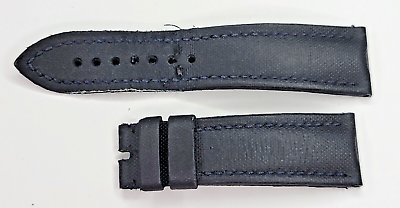#ad Authentic Blancpain Black Sailcloth Watch Strap 23 20mm 75113mm OEM $198.00
