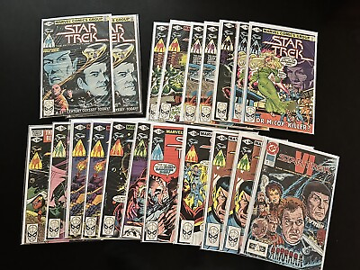 #ad Star Trek Lot of 19 Comics #1 16 Near Complete Run High Grade Key Marvel 1980 $69.99