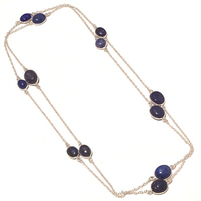 #ad Lapis Lazuli Gemstone Handmade Fashion Wedding Gift Jewelry Necklace 36quot; CH 4354 $5.99