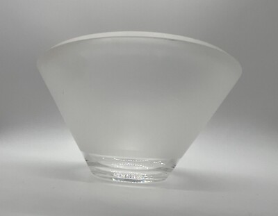 #ad Wedgwood Illusion Bowl by Vera Wang Crystal 5 1 8 inches diameter $13.75