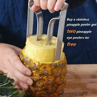 #ad Stainless Steel Pineapple Corer Cutter Slicer Wedger Dicer Easy Kitchen Tool $13.98