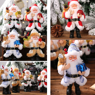 #ad Santa Claus Figure Christmas Party Decoration Childish Toy Pendant $9.49