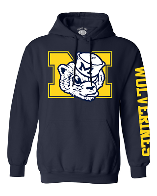 #ad Michigan Wolverines hooded sweatshirt $25.99