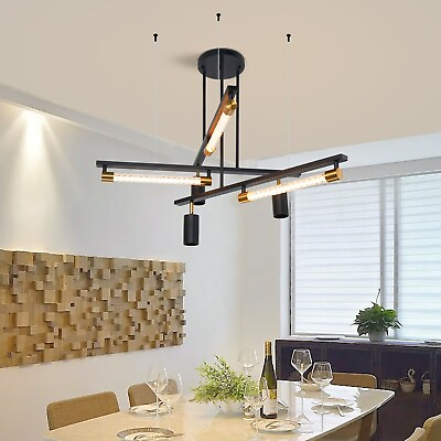 #ad Modern Chandeliers 6 Light Ceiling Lamp Linear Lamp Fixture Pendant Lighting $141.09