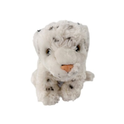 #ad White Tiger stuffed animal Wild Republic Plush Realistic Brown Eyes 8” Siberian $9.98