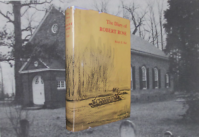 #ad Diary Robert Rose St. Annes Parish Albemarle County Virginia Map Photos History $79.95
