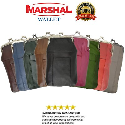 #ad Leather Cigarette case Pack Holder with Lighter Pocket by Marshal $12.99