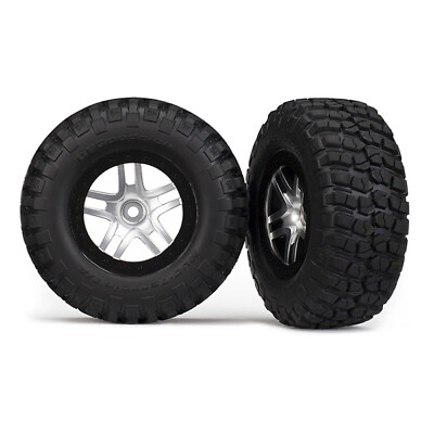 #ad Traxxas 6873X Tires Wheels Assembled Black Beadlock 2 $24.95