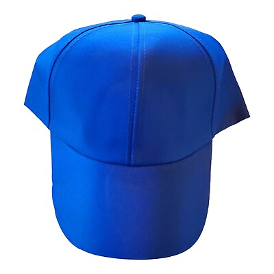 #ad Woman#x27;s Blue Baseball Cap One Size Adjustable Lightweight $10.50