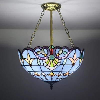#ad #ad Tiffany Stained Glass Ceiling Lamps Victorian Handcrafted Chandelier Lighting $119.00