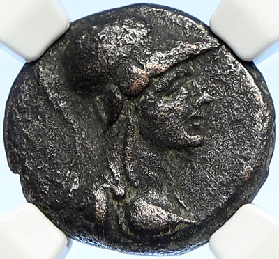 #ad APAMEIA PHRYGIA Athena Nike Regalia Authentic OLD Ancient Greek Coin NGC i106746 $574.65