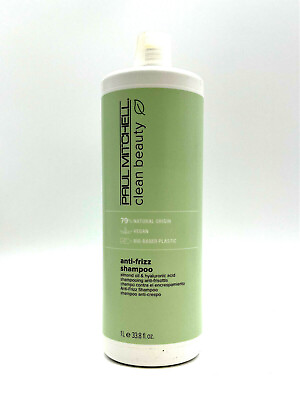 #ad Paul Mitchell Clean Beauty Anti Frizz Shampoo 79% Natural Origin Vegan 33.8 oz $49.95