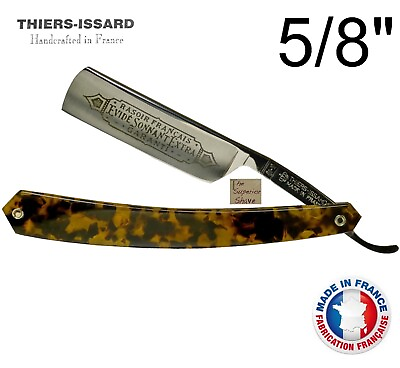 #ad Thiers Issard Evide Sonnant Extra 5 8quot; Straight Razor Faux Tortoise France $187.05