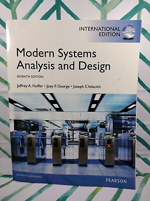 #ad Modern Systems Analysis and Design 7TH EDITION INTERNATIONAL EDITION $35.00