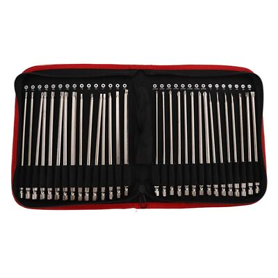 #ad 30pcs Extra Long Security Screwdriver Bits Set Steel Strong Magnetic Storage Bag $67.33