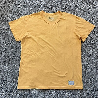 #ad Ginew Basic Yellow Made In Native America Tee Shirt 2XL $35.00