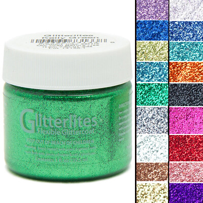#ad 70AS Angelus Glitterlites Flexible Leather Paint For Sneakers 1 Oz All Colors $20.95