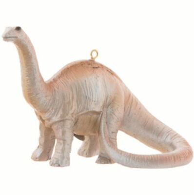#ad 2.5quot; Silver Brown Brontosaurus Dinosaur Boys Christmas Ornament Decor Gift $14.37