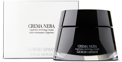 #ad GIORGIO ARMANI Crema Nera Supreme Reviving Cream 50ml 1.69oz NIB Sealed $75.95