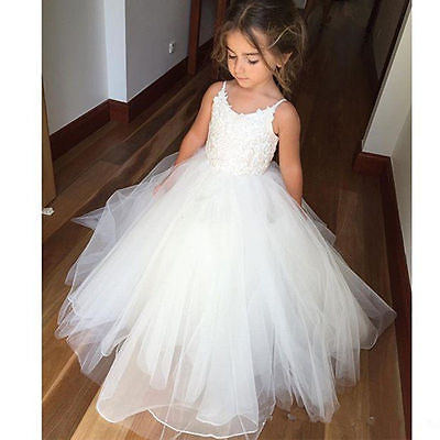 #ad NEW Communion Party Prom Princess Pageant Bridesmaid Wedding Flower Girl Dress $47.49