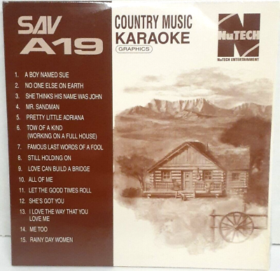 #ad Country Music Karaoke CD 19 songs SAV A19 NuTech Entertainment Prof. Recreations $4.49