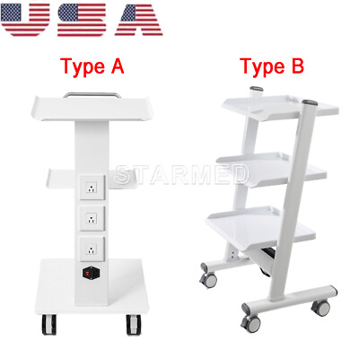 #ad Three Layer Dental Trolley Mobile Medical Instrument Tool Cart with Power Socket $183.99