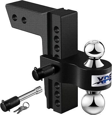 #ad XPE Tow Hitch Fits 2#x27;#x27; Receiver Only 8#x27;#x27; Drop Rise DropAdjustable Hitch $149.99