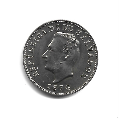 #ad World Coins El Salvador 5 Centavos 1974 Coin KM# 134 $8.50