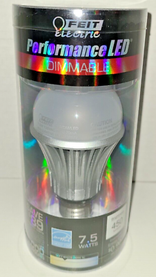 #ad Feit Electric A19 DM LED 7.5 Watt 120V High Performance Dimmable Bulb 25000 Hour $9.99