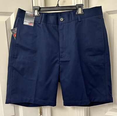 #ad Roundtree amp; Yorke TravelSmart Casuals Classic Fit Flat Front Chino Shorts $22.50