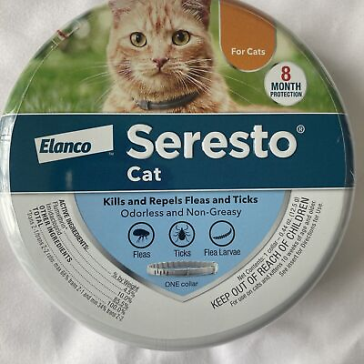 #ad Bayer Seresto 8 Month Protection Flea and Tick Collar for Cat New Sealed1 $18.99