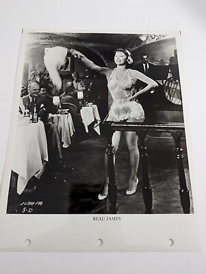 #ad Vintage Movie Promo Press Photograph Beau James Black White Dancer $6.99