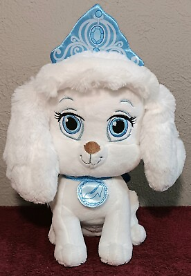 #ad Disney Princess Palace Pets Cinderella Dog Pumpkin 12quot; White Blue Stuffed Plush. $7.50