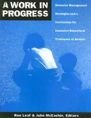 #ad A Work in Progress: Behavior Management Strategies amp; A Curriculum for Int GOOD $8.02