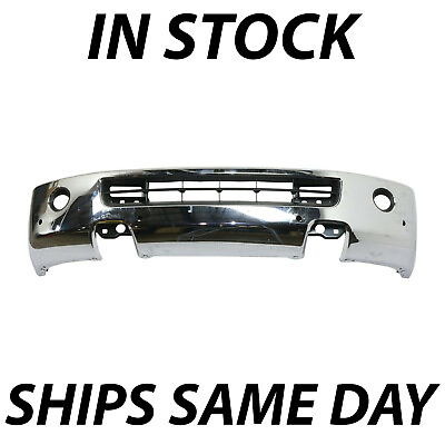 #ad CHROME Front Face Bar Compatible with 2012 2021 Nissan NV1500 2500 3500 w Fog $280.99