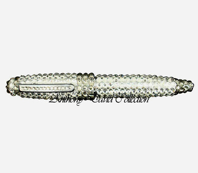 #ad Anthony David Metal Ball Point Writing Pen with Clear Swarovski Crystals $26.99