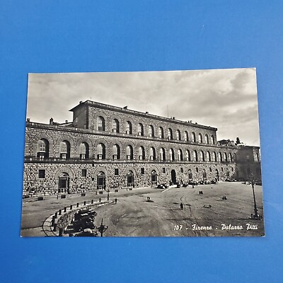 #ad Pitti Palace Chrome Divided Postcard $2.20