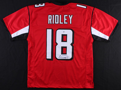 #ad Calvin Ridley Signed Falcons Red Jersey Beckett Atlanta 1st Rd Pick 2018 Draft $151.96