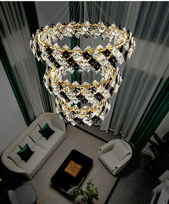 #ad #ad Modern chandelier living room dining room light luxury clear Gray crystal light $598.50