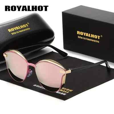 #ad ROYALHOT Delicate Sexy Retro Cat Eye Metal Frame Polarized Sunglasses Unisex $18.36