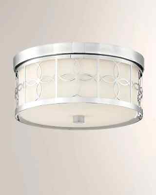 #ad Crystorama Anniversary 2 Light Ceiling Mount Brilliant in Polished Nickel $249.00