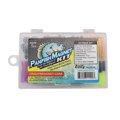 #ad Leland#x27;s Lures 11100 Panfish Magnet 85 Piece Fishing Tackle Kit $15.57