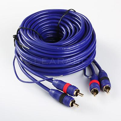 #ad 16ft 16#x27; HIGH PERFORMANCE DIRECTIONAL BALANCE RCA 2 Male to Male Audio Cable $12.43