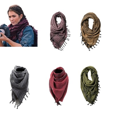 #ad Outdoor Scarf Shawl for Men Women Multifunctional Head Scarf Unisex Shemagh $14.40