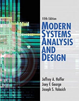 #ad Modern Systems Analysis and Design Hardcover $4.50